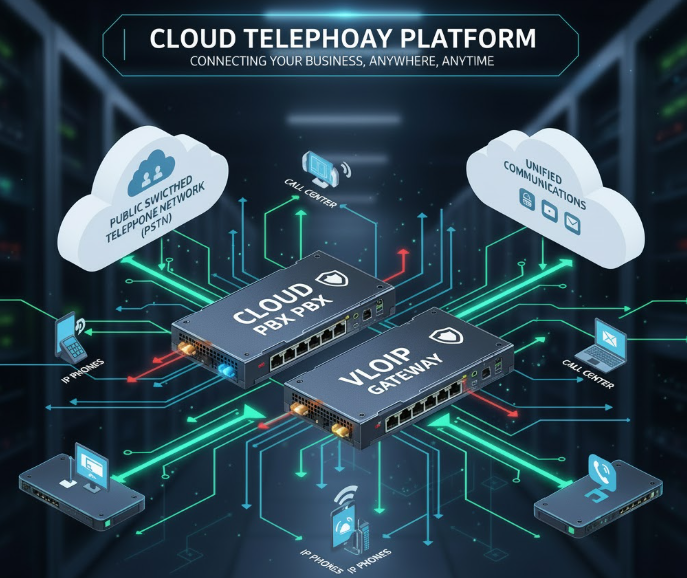 Cloud telephony technology